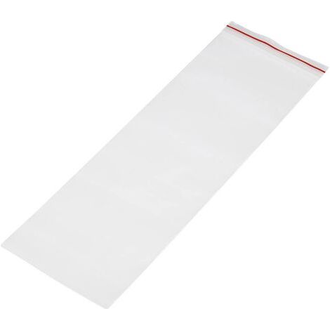 Sachet à fermeture pression sans bande d'inscription (l x H) 100 mm x 300 mm transparent Polyéthylène 1 pc(s) S452571 (1/3)