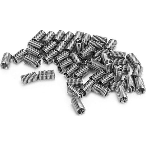 50 inserts filetés, outil de réparation d'écrous réducteurs, acier inoxydable M10-24x3D