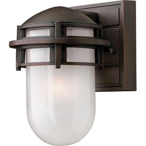 Elstead Reef - Lanterna da parete per esterno 1 luce vittoriana bronzo IP44, attacco E27 (1/3)
