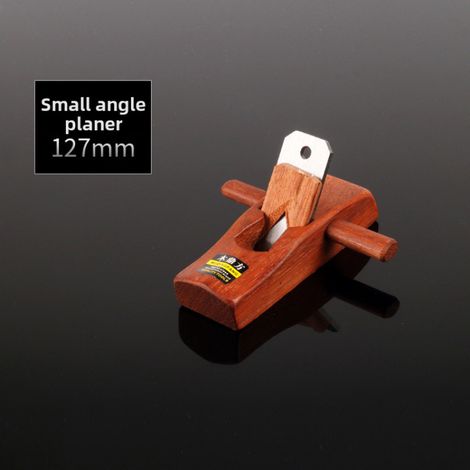 Rabot à main en bois, trépied, vente directe d'usine, rabot en acajou indonésien, mini rabot à main, outils de menuisier (rabot à petit angle en acajou de 127 mm) (1/5)
