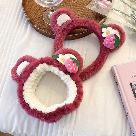 Lot de 2 bandeaux à fraises, accessoires mignons et gourmands (1/3)