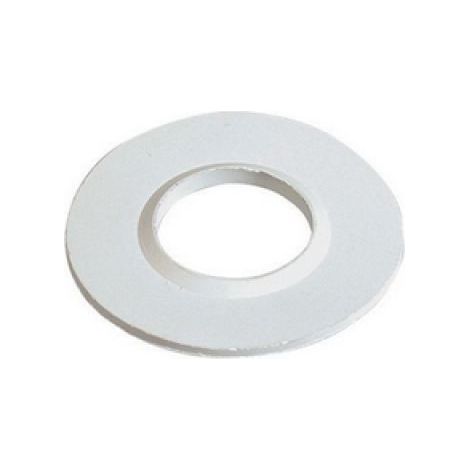 GUARNIZIONE IN GOMMA BIANCA CON BORDO LEGGERO 1/2  mm. 2,3 (Pz.100)