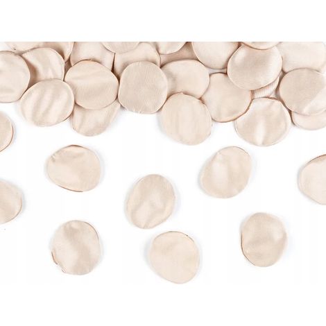 Petali di rosa per matrimonio, San Valentino, comunione, beige, compleanno, 100 pezzi.