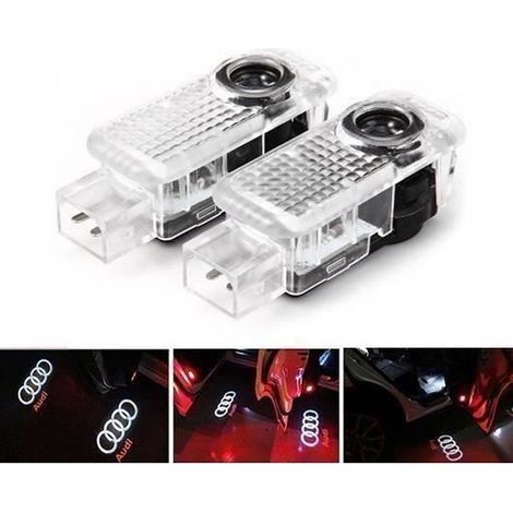 2x LED-Türbeleuchtung für Audi-Autotüren, Logoprojektion L190 I03548 - CSECRG0727-A0779 (1/3)