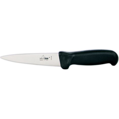 Couteau droit de cuisine en inox 14 cm Lux Line MAGLIO NERO