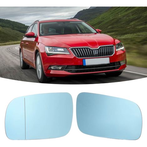 Rétroviseurs extérieurs chauffants pour voitures, gauche et droite, paire 1K0857521 1K0857522. Convient pour Volkswagen Golf 2005-2009 (rétroviseur bleu). (1/5)
