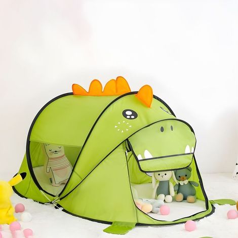 Tente de Jeu Enfant Pliable, Grande Maison de Jeu Intérieure et Extérieure pour Garçon et Fille,Dinosaure (1/5)