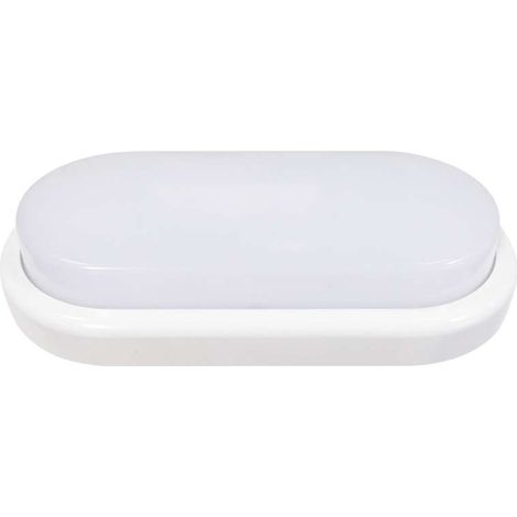 PLAFONIERA OBLO LED OVALE 12W 960LM 4000Â°K  DIMENSIONI 230X104X42MM IP54 A+ (1/2)