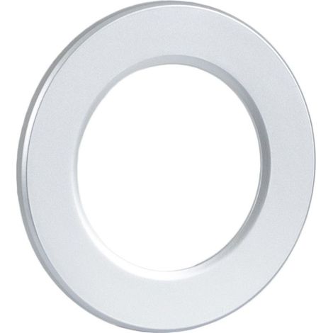 Barcelona Led – Collerette de finition pour spot encastrable – Design interchangeable – Finitions noir mat, argent, chrome – Matériau polycarbonate durable (1/5)