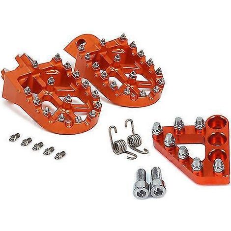Für KTM SX SXF EXC EXCF XC XCF XCW XCFW 65 85 125 150 200 250 300 350 Fußrasten, Stifte, Fußstützen, Pedale – Satz A