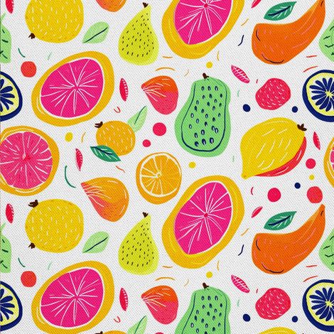 Tela decorativa para exteriores Oxford - Motivo frutal  DX6791 (1/5)