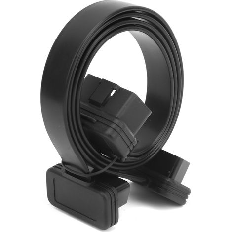 Câble prolongateur OBD 16 broches outil de diagnostic mâle vers double femelle adaptateur coudé 50cm (1/5)