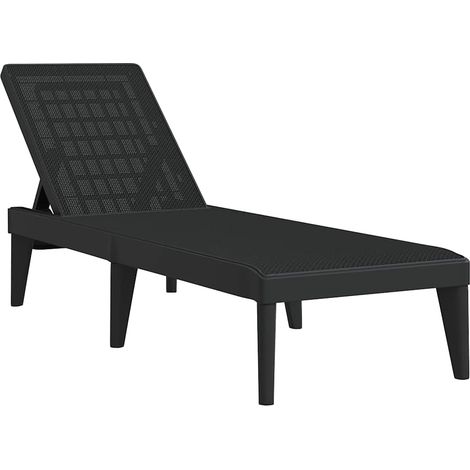 Maison Exclusive - Lettino Antracite 186x60x29 cm in PP (1/5)