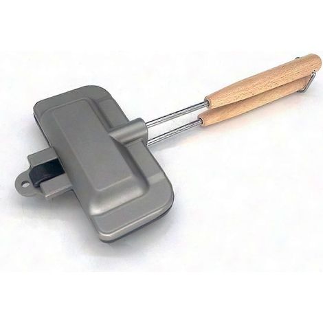 Plaques de cuisson antiadhésives pour sandwichs sans effort - Nettoyage facile, utilisation quotidienne, lot de 2, surface lisse, idéales pour repas rapides et sains (1/5)
