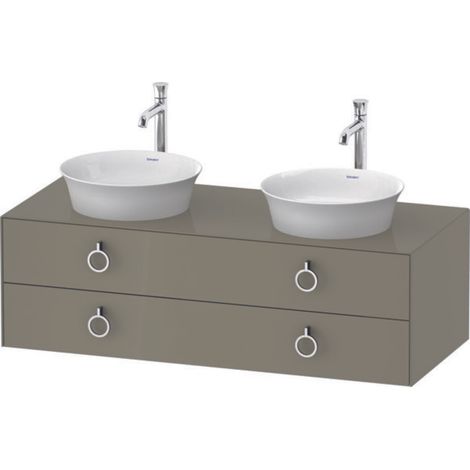 Duravit White Tulip, Waschtischunterbau wandhängend, Breite 1300 (1/2)