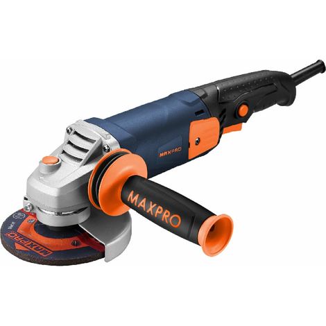 Meuleuse d'angle 115 mm, 950 W, 11000 tr/min, meuleuse d'angle électrique filaire pour travaux de ponçage et de séparation, avec poignée supplémentaire, couvercle de roue en métal, sans disque (1/5)