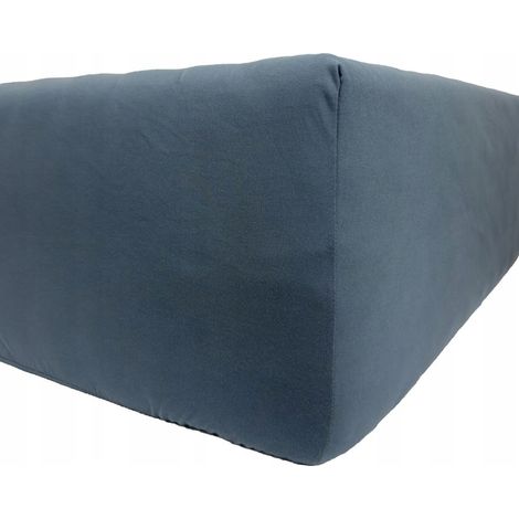 Sábana bajera Jersey Deluxe - Gris oscuro 140x200 con banda ajustable. Producto pulido. (1/2)