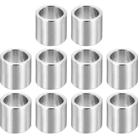 Entretoise en Acier Inoxydable, 12Pcs Entretoise Métallique 12mm ID x 16mm OD x 16mm L Bague à Vis pour 1/2" ou M12 Boulon (1/5)