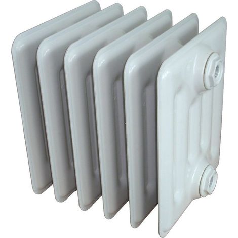 Buderus Stahlradiator DIN 4703 SRD 200x250mm, 10 Glieder, 6 bar, Bauhöhe 300mm, weiß lackiert