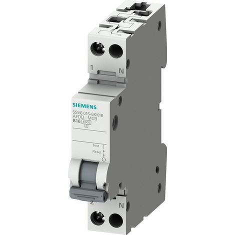 Siemens Indus.Sector Brandschutzschalter B16 2pol 230V 1TE 5SV6016-6KK16 (1/5)