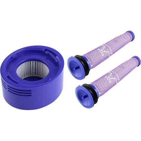 Remplacement du filtre pour les aspirateurs sans fil Dyson V7 V8 Animal Absolute, tête de moteur comparée aux pièces 965661-01 et 967478-01 (1/4)