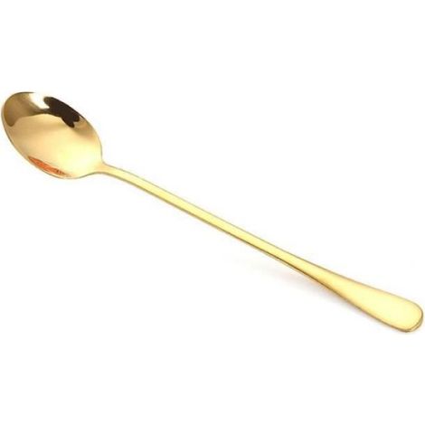 Cuillère À Café - Acier Inoxydable - Manche Long 19,4 cm - Pour Remuer Café Thé - 1 Pièce