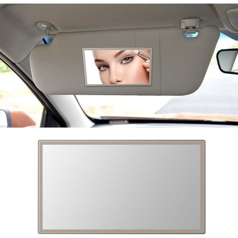 1pc Car Sun Visor Mirror, Car Sun Visor Mirror, Car Vanity Mirror, Car Vanity Mirror, Car Makeup Mirror, Small, 110 x 65 MM (1/4)