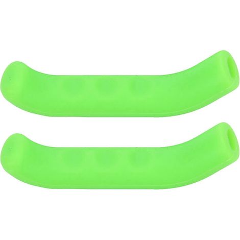 20245 Couleurs Housse de levier de frein de vélo Poignées en silicone antidérapantes et imperméables (Vert)
