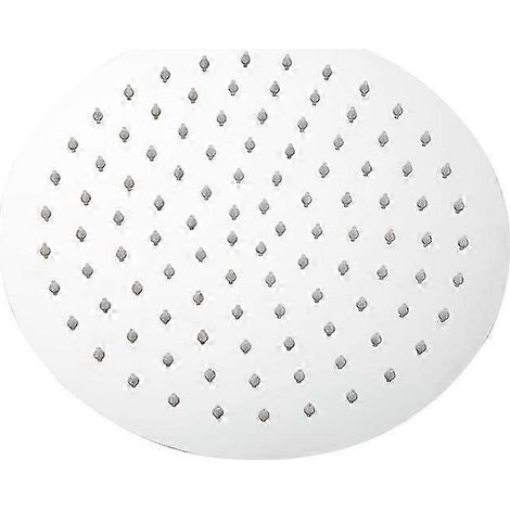 Pommeau de douche rond de 20 cm, pommeau de douche effet pluie, pommeau de douche cascade, pommeau de douche réglable, grand pommeau de douche en acier inoxydable (1/5)