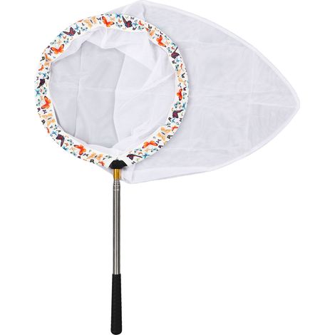 Tragbares Schmetterlingsnetz, vielseitiges, schnell aufbaubares Teleskop-Schmetterlingsnetz aus Polyester für Fische und Bienen