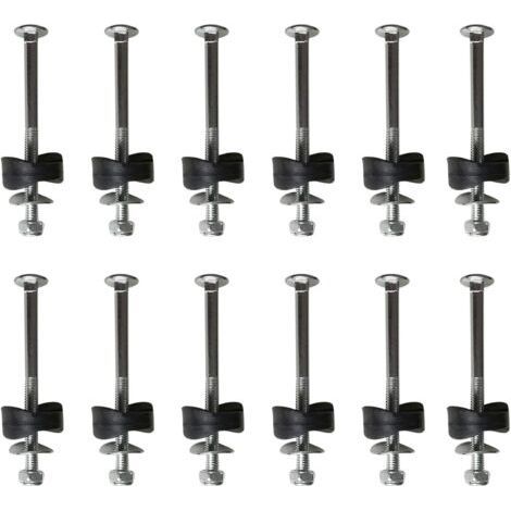 Lot de 12 entretoises de trampoline avec vis pour fixer le trampoline, accessoires de trampoline de remplacement (1/5)