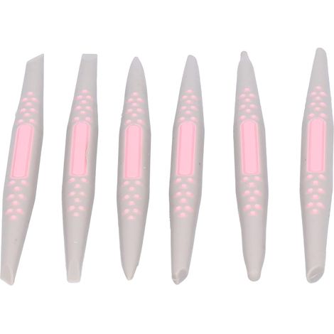 Fondant Modeling Tool Set, 6-Piece Plastic Cake Decorating Pens for Sculpting and Detailing, 16.5cm DIY Baking Accessory (1/5)