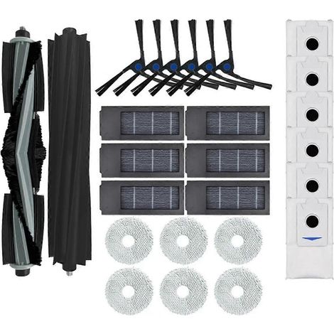 Balai à franges à rouleau latéral avec filtre HEPA et sac à poussière pour X2 Omni / X2 / X2 Pro / Accessoires X2 (1/5)