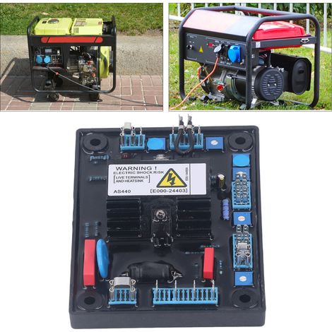 Régulateur de tension automatique pour générateur AS440 (version améliorée avec résistance rouge AVR E000-24403) - 100-264 V CA (1/5)