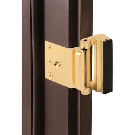 Verrou De Porte - Renfort De Sécurité Pour Porte Intérieure Ou Extérieure - Compatible Avec Cadres En Bois Métal PVC - 1 Pièce