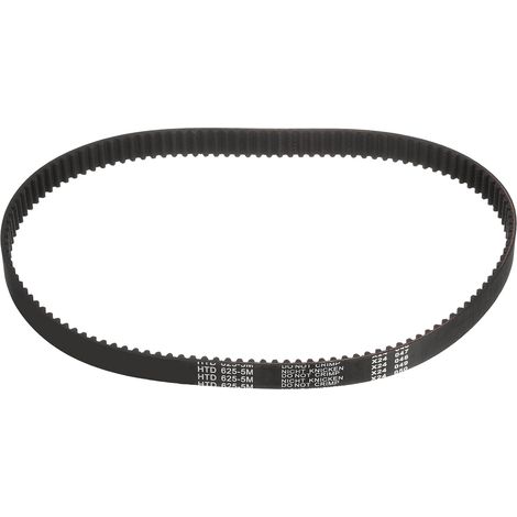HTD-5M Rubber Timing Belt, 125 Tooth Closed Loop Synchronous Drive Belts for 3D Printer Pulleys, 625x15x3.6mm (Length x Width x Height) (1/5)