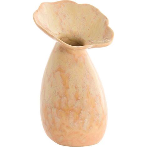 Vase céramique Culla pêche clair 14x24cm (1/4)