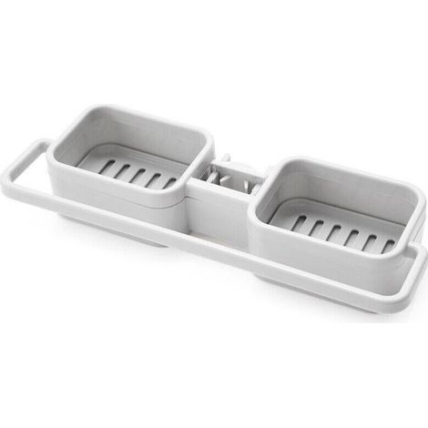 Porte-savons/éponges/panier de rangement pour robinet de cuisine, panier d'évier (1/5)