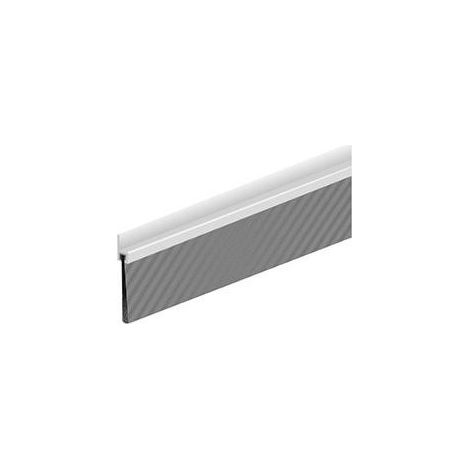 IBS 60 Porta non trafitto. Argento in alluminio. H60 X L1000. BH40