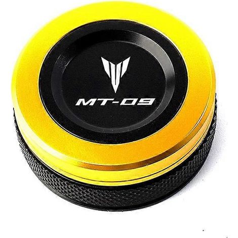 Suitable for Yamaha MT09 14-20 model modified aluminum alloy front upper pump cover rear oil pot cover protective decorative cover( Single rear pump cover gold) (1/5)