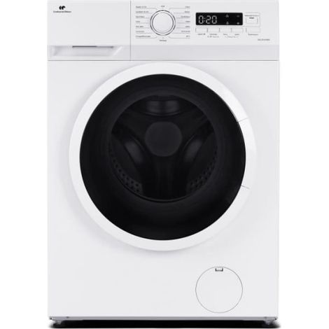 Continental Edison – Lave-linge hublot 9 kg – Classe A – 1400 trs/min – Moteur induction – Largeur 59,5 cm – 15 programmes de lavage (1/5)