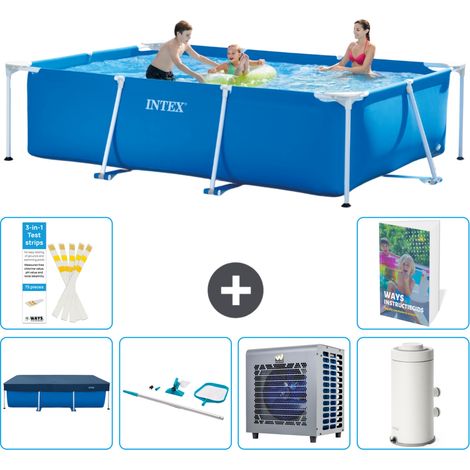 Rechteckiger Frame Pool - 300x200x75 cm - 7-teilig  S122 (1/5)
