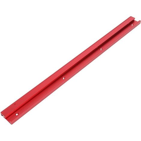 Rail en T, Rail de guidage à angle, 45 Type de rail de guidage, Rail en T en aluminium, Gabarit de guidage en T pour bricoleur, Mini-rail en T pour scie circulaire de travail du bois pour fixation de (1/5)