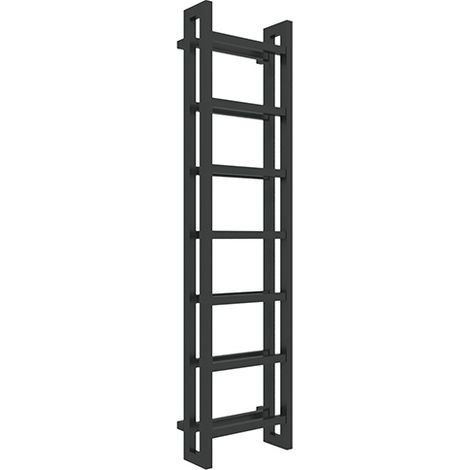 Heizungsbetrieb Handtuchheizkörper - Mattschwarz - Höhe 920mm Breite 400mm - 434 Watt - STA920/400SXN