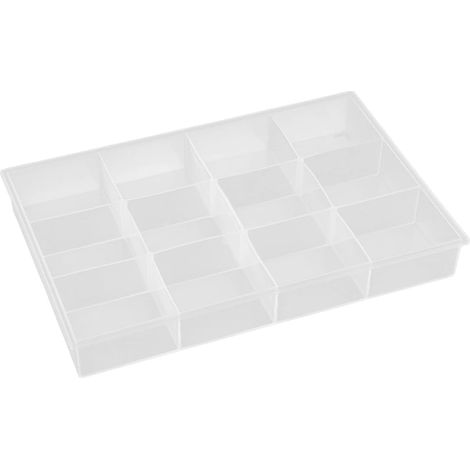 Plateau à Bijoux de Rangement en Plastique Pp, 12 Compartiments (1/5)