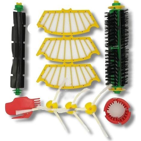 Comtibles avec pour iRobot Roomba 500 brosses + filtres HE Kit 13 accessoires (1/4)