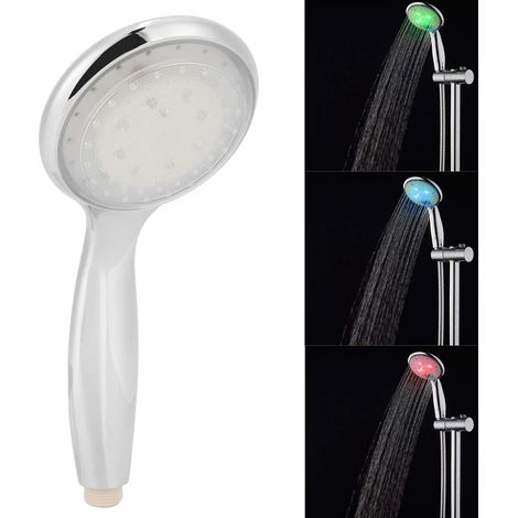 CCYKXABuse de douche à contrôle de la température, pommeau de douche lumineux LED, pommeau de douche à LED, pommeau de douche avec lumière (1/5)