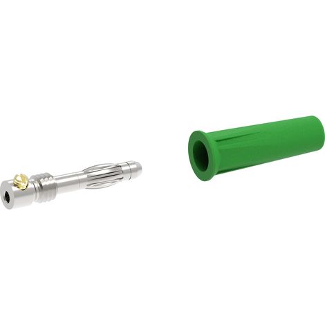 Electro PJP 1060-C-CD1-V Büschelstecker Stecker, gerade Stift-Ø: 4 mm Grün 1 St. (1/2)