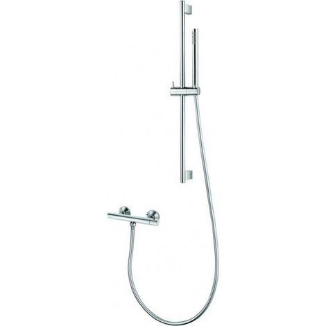 Set miscelatore termostatico e saliscendi modello F500 kamalu (1/5)