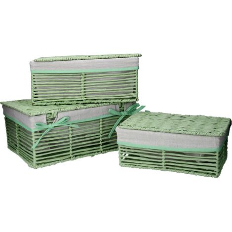 Scatola paper hilary 1-3 verde chiaro cm38x27h17